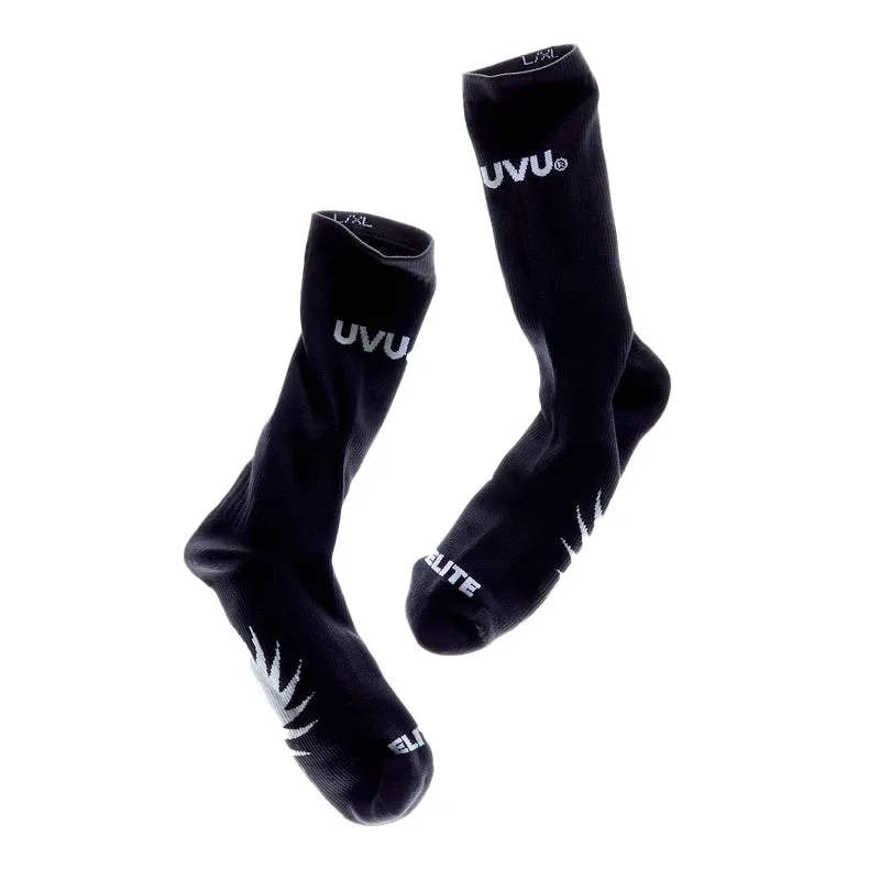 UVU Running Training Socks Sports Running Training Socks Alphabet Medium Tube Socks