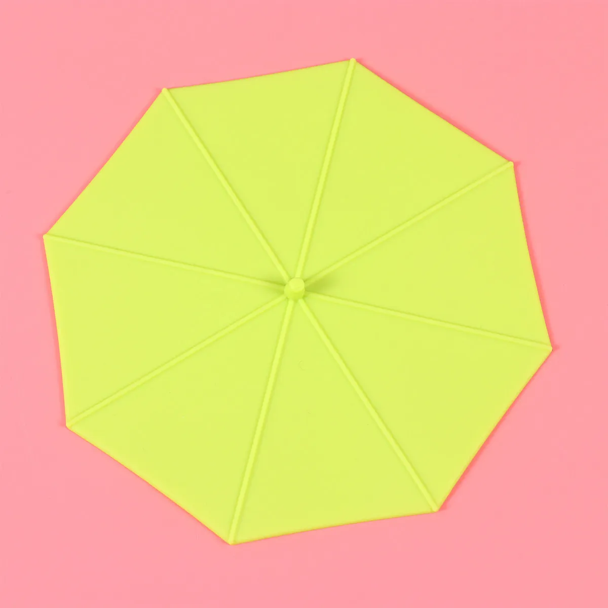 4Pcs Cute Umbrella Silicone Cup Lids Food Grade Safe Reusable Keep Water Fresh Maintain Warmth Good Sealing Cup Cover