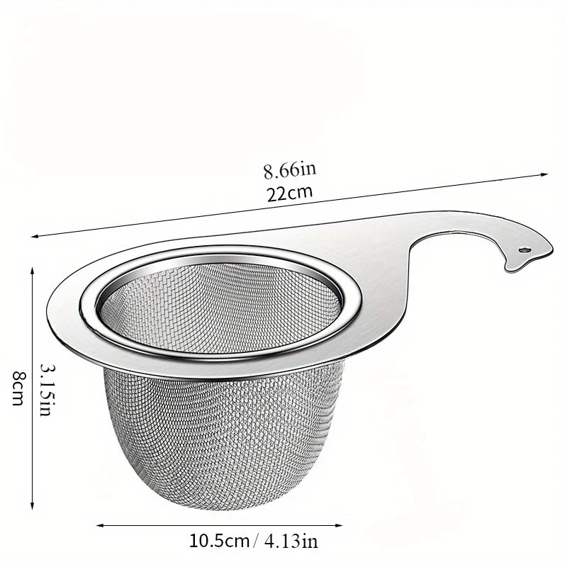 1pc Kitchen Sink Special Swan Shaped Drain Basket Hanging Drain Rack Dry Wet Separation Hook Garbage Filter Basket