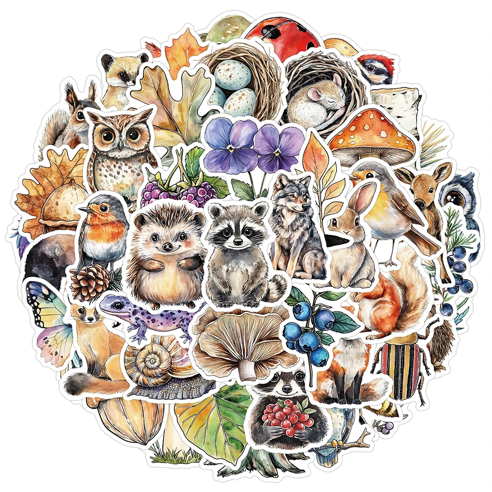 10/30/50/100 個かわいい動物漫画ステッカー美的 DIY 文具学用品防水落書きステッカーおもちゃ