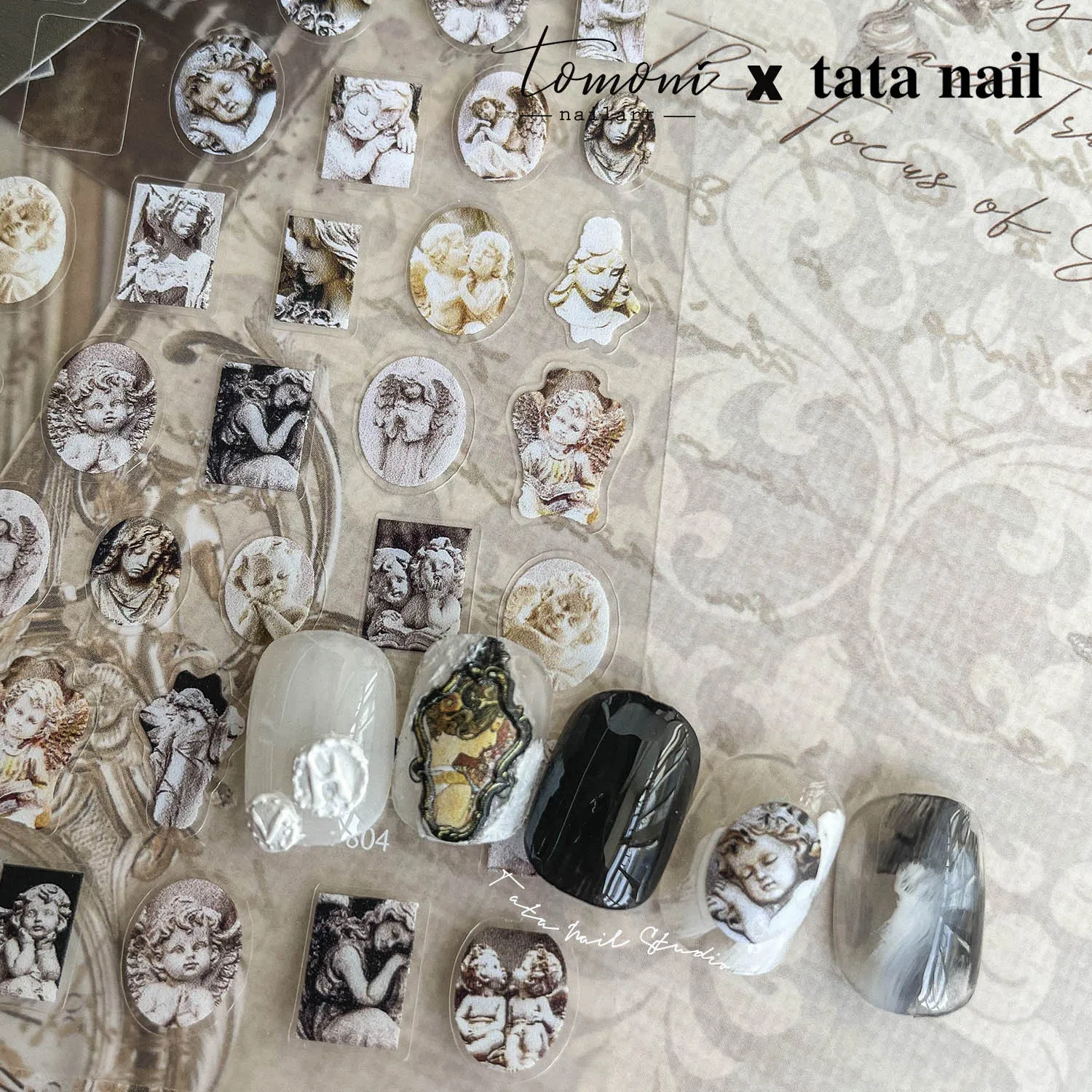 Nail Art Zelda - Adesivos 3D para Unhas com Borda