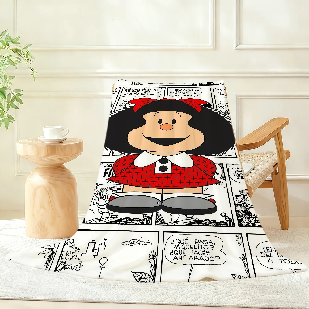 M-Mafalda-A Art Blanket Throw Super Cosy Plush Living Room Sofa Couch Childish Birthday Gifts