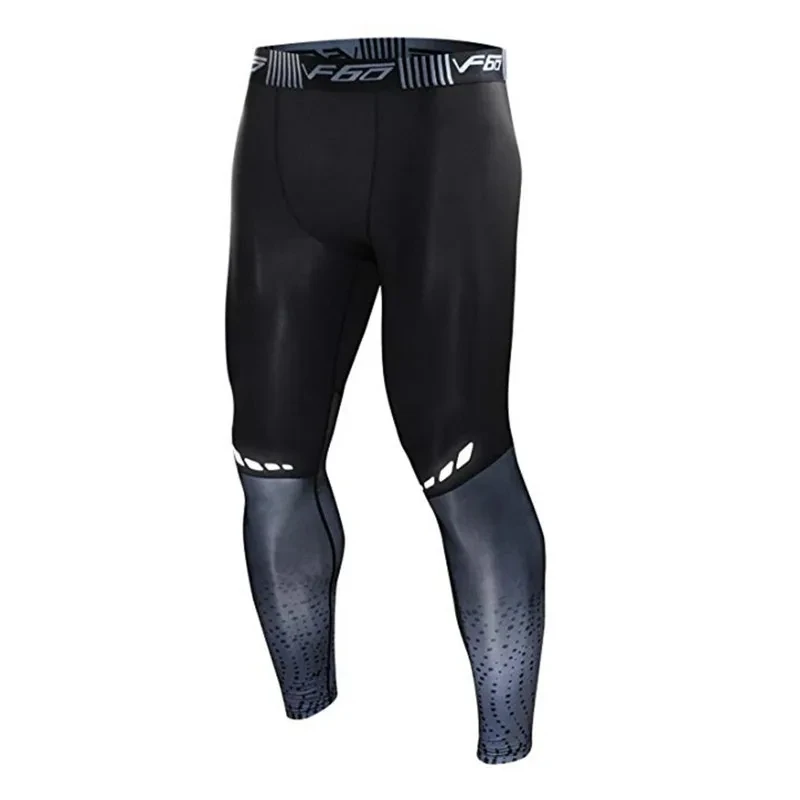 Calças de compressão masculinas leggings de treinamento esportivo ginásio treino calças magras esporte bottoms correndo leggings collants