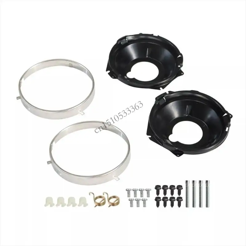 

090E Профессиональный 28 шт. стопорные кольца для фар, комплект оборудования для восстановления фар с монтажными ковшами, для