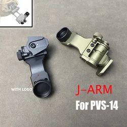 SOTAC Metalowy uchwyt taktyczny J Arm NVG do kasku Adapter do PVS 14 L4G24 PVS-14 Night Vision NVG Mount Akcesoria myśliwskie