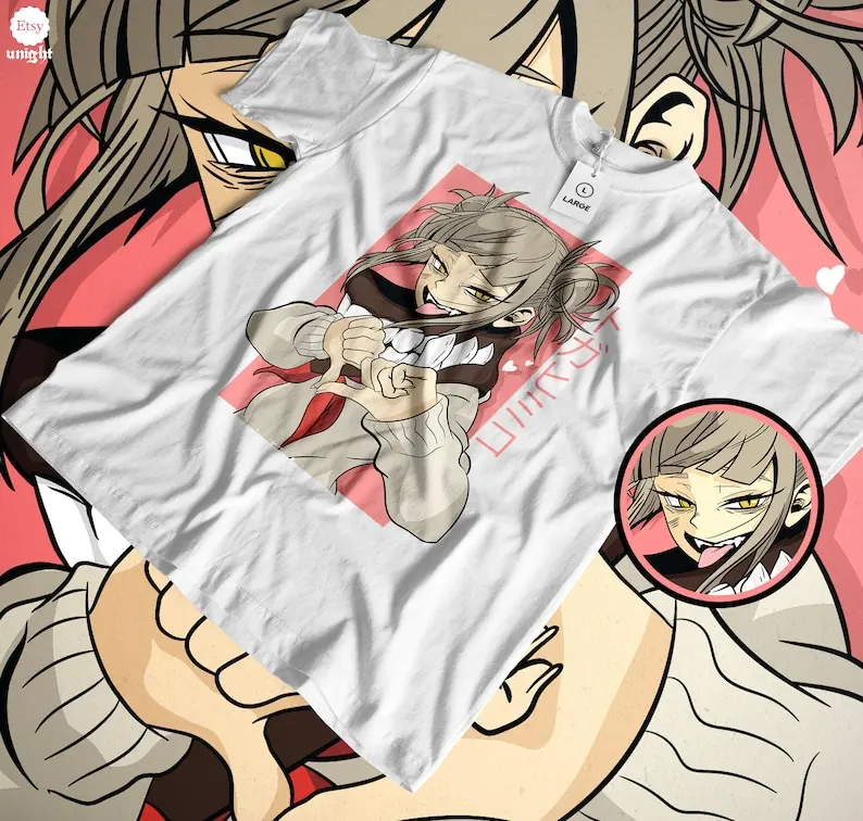 Unisex Villainous Smile T-Shirt - Anime Menace, Manga Thrill, Cosplay Essential, Mysterious Aura