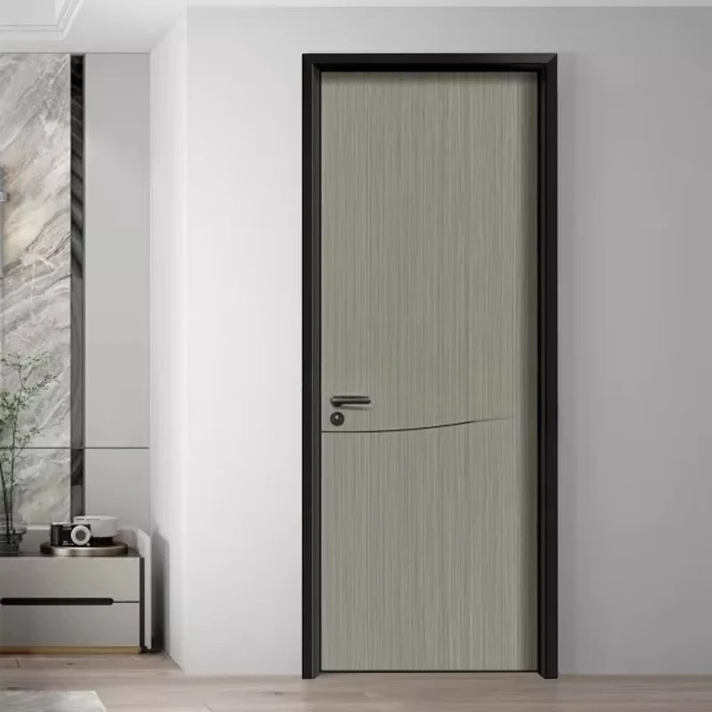 *&New Designs High Performance Kitchen Cleanable Slab Formaldehyde Free Sound WPC Wood Plastic Composites Interior Door