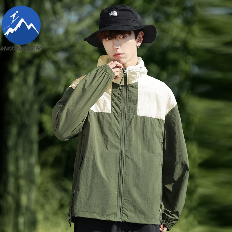 

Новая ультратонкая солнцезащитная куртка для летнего кемпинга, дышащая, с защитой от УФ-излучения UPF50+, мужская, для активного отдыха, быстросохнущая ветровка