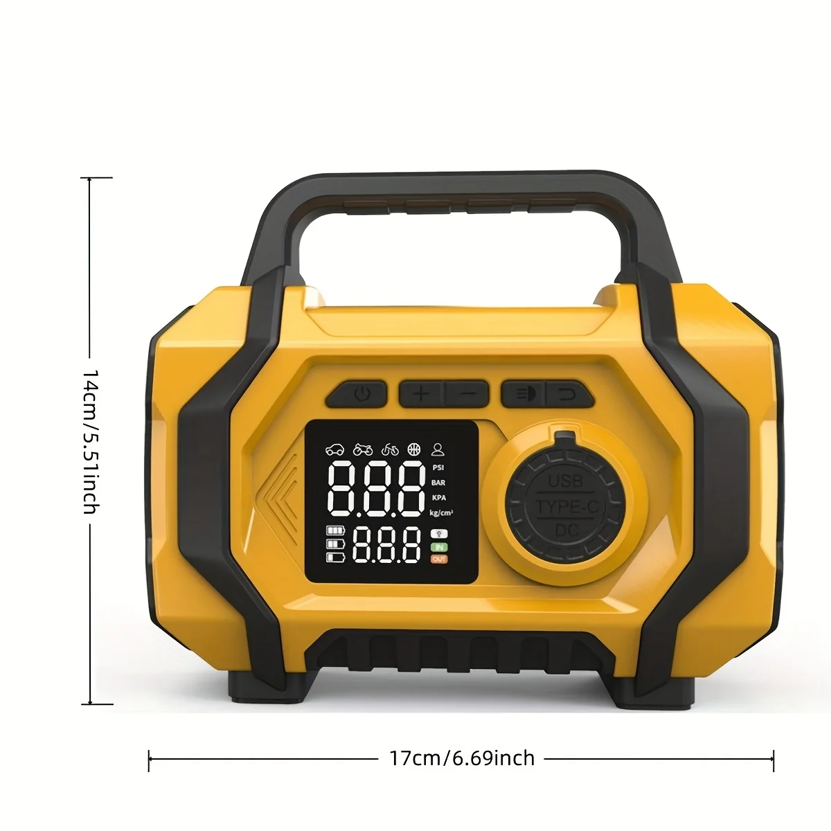 8000A Jump Starter with Air Compressor , Portable Car Jump Starter, Jump Starter Battery Pack with 150PSI Digita