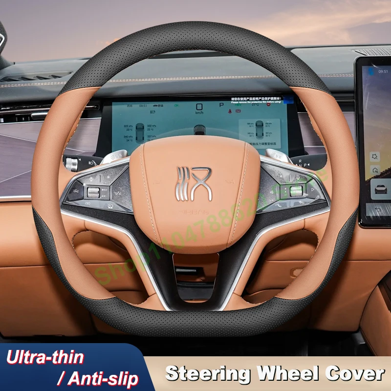 

Car Steering Wheel Cover Four Seasons Car Handle Cover Ultra-thin Anti-skid for BYD HAN L Dmi/ev/emp Interior Accessories
