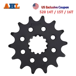 Motorcycle 520 14T 15T 16T Front Sprocket Chain Wheel For Yamaha Off Road WR250 YZ250 MT-25 MT-03 TDR250 TZR250 YZF-R25 YZF-R3