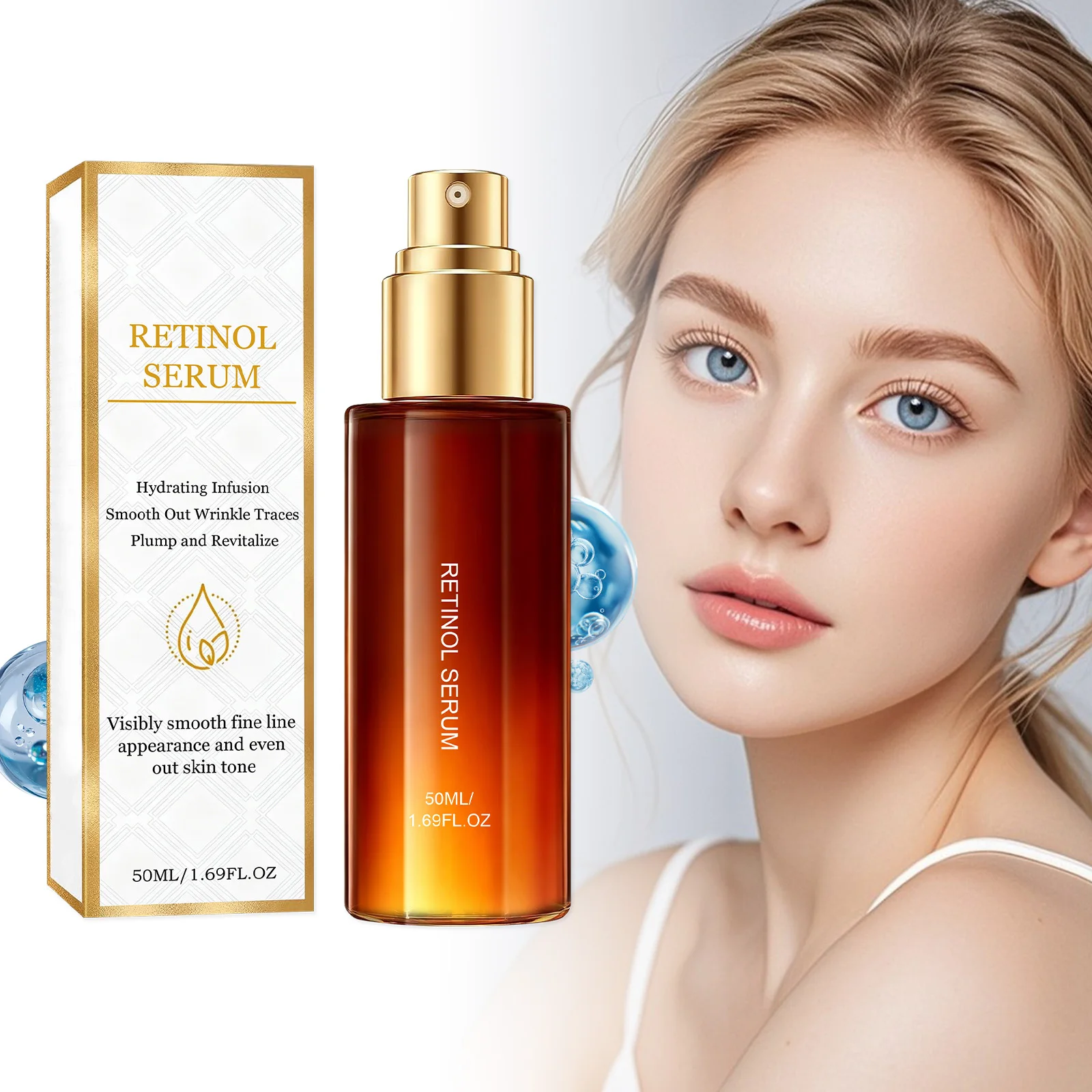 Soft Rejuvenating Serum Hydrating Care Delicate Refreshing Hydrating Infusion Smooth Out Wrinkle Traces Plump and Revitalize