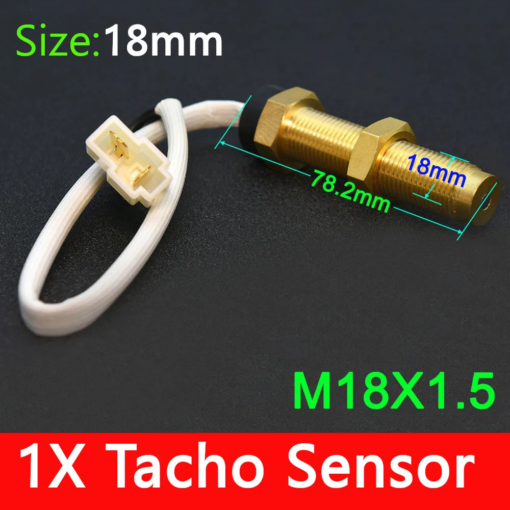 HD Marine Boat Car RPM Meter Sensor Diesel Gasoline Inboard Outboard Tachometer Sensor M16 M18 For Car Truck Boat Tacho Gauge