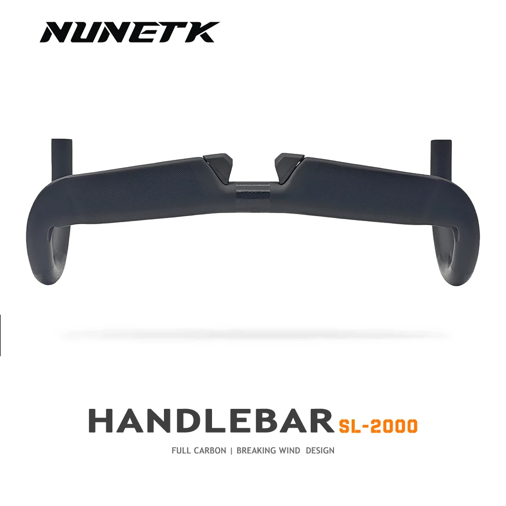 

NUNETK SL2000 Ультра легкий велосипедный дорожный руль из углеродного волокна 380/400/420/440 мм, матовая внутренняя маршрутизация, ручка для дорожного велосипеда