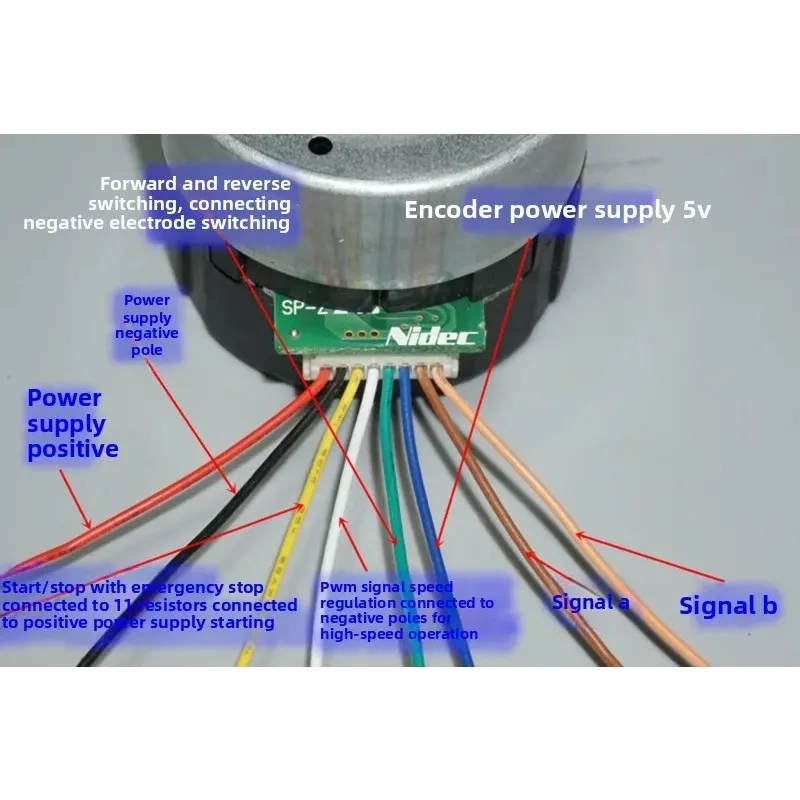 1pcs For 24H404H160 12-24V built-in drive 24H motor pwm speed regulation