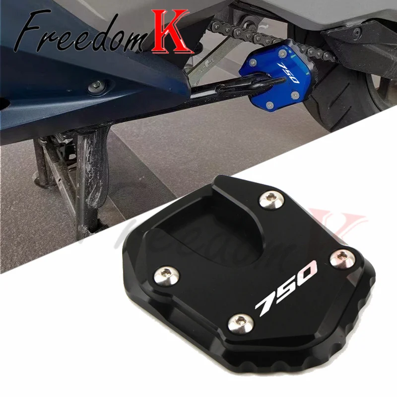 Motorcycle Accessories CNC Kickstand Foot Side Stand Extension Pad Support Plate Fit For 750 2020-2024 2023