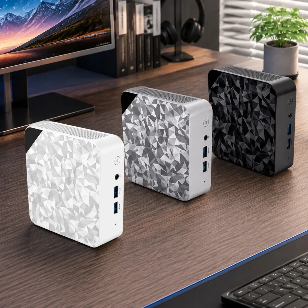 Slim Compact Desktop Mini PC Intel Core N150 Windows11 16GB RAM 1‑2TB SSD WiFi 6 BT5.2 Energy‑Efficient Host for Home Daily Use
