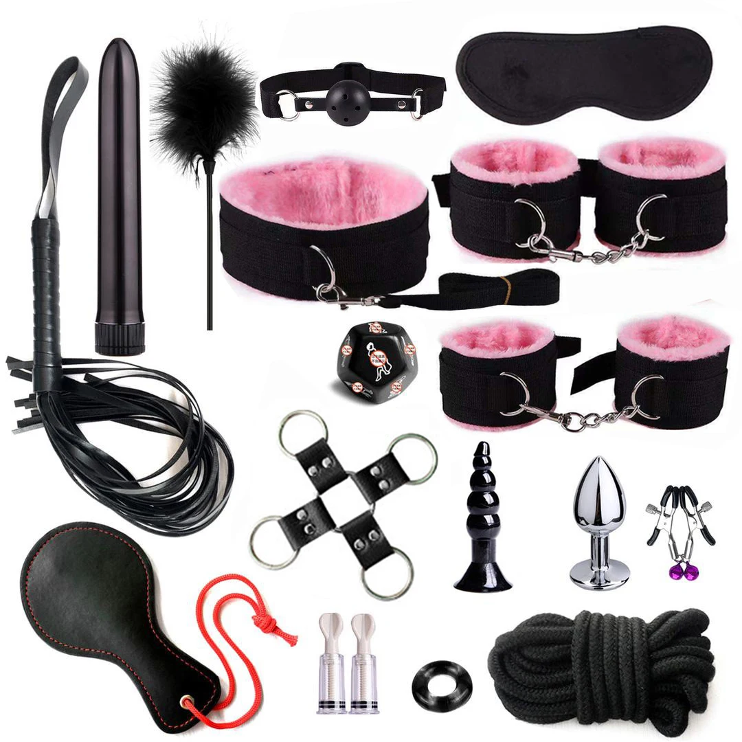 Sex toys for women SM Fetish BDSM kit Adult Sexy Toys sexyshop erotic accessories handcuffs for session Anal plug Sex Game 18