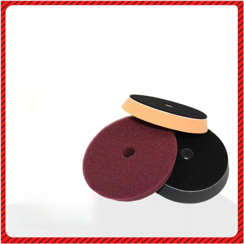 

6 inch bevel plate car polishing wheel self-adhesive sponge plate waxing sponge wheel flat reduction polishing plate