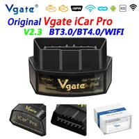 Vgate iCar Pro ELM327 OBD2 escáner WIFI Bluetooth 4,0 Bluetooth 3,0 para Android/IOS lector de código de coche OBD2 herramientas de diagnóstico de coche