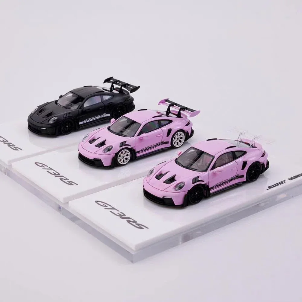 SUHE 1:64 Foshan Exhibition Limited 911GT3RS 992 911GT2RS Resin Car Model Collection Ornaments