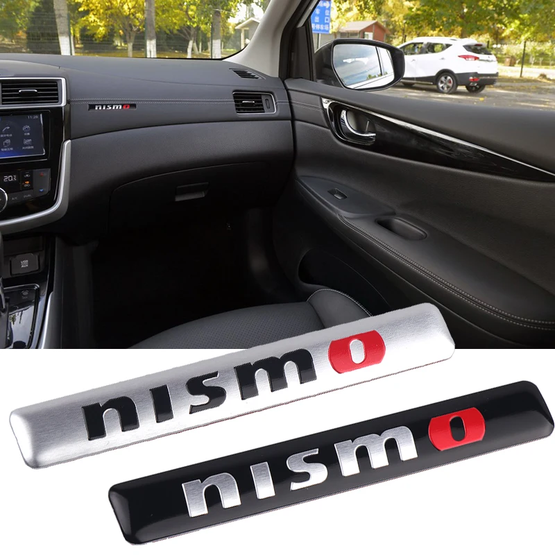 1Pcs Car Styling 3D Aluminum NISMO Badge Sticker Car Accessories For Nissan Qashqai J10 Juke Teana X-Trail Skyline Altima Note