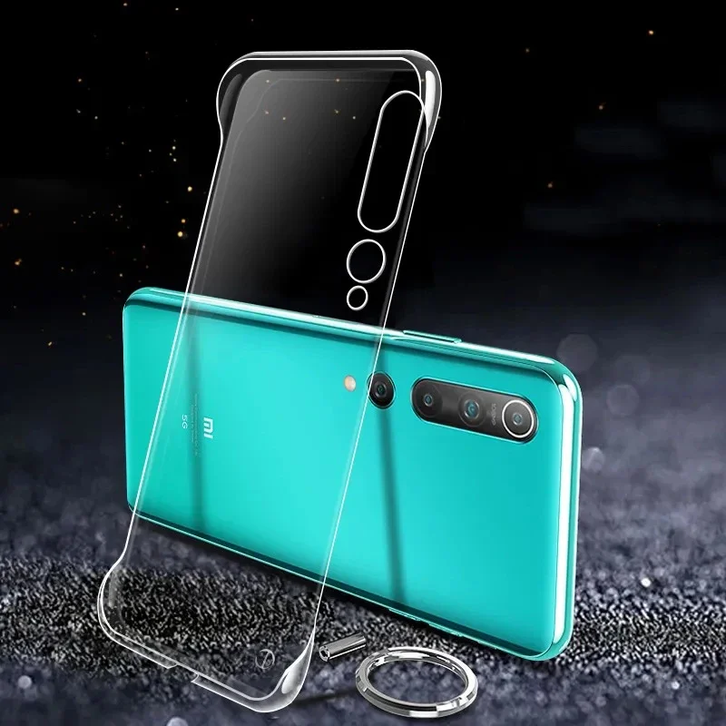 Slim Frameless Phone Case For Xiaomi Mi 14 11 Ultra 13 Lite 12 12S 12X 13T 12T Pro 10 11i Poco F3 Clear Hard Plastic Back Cover