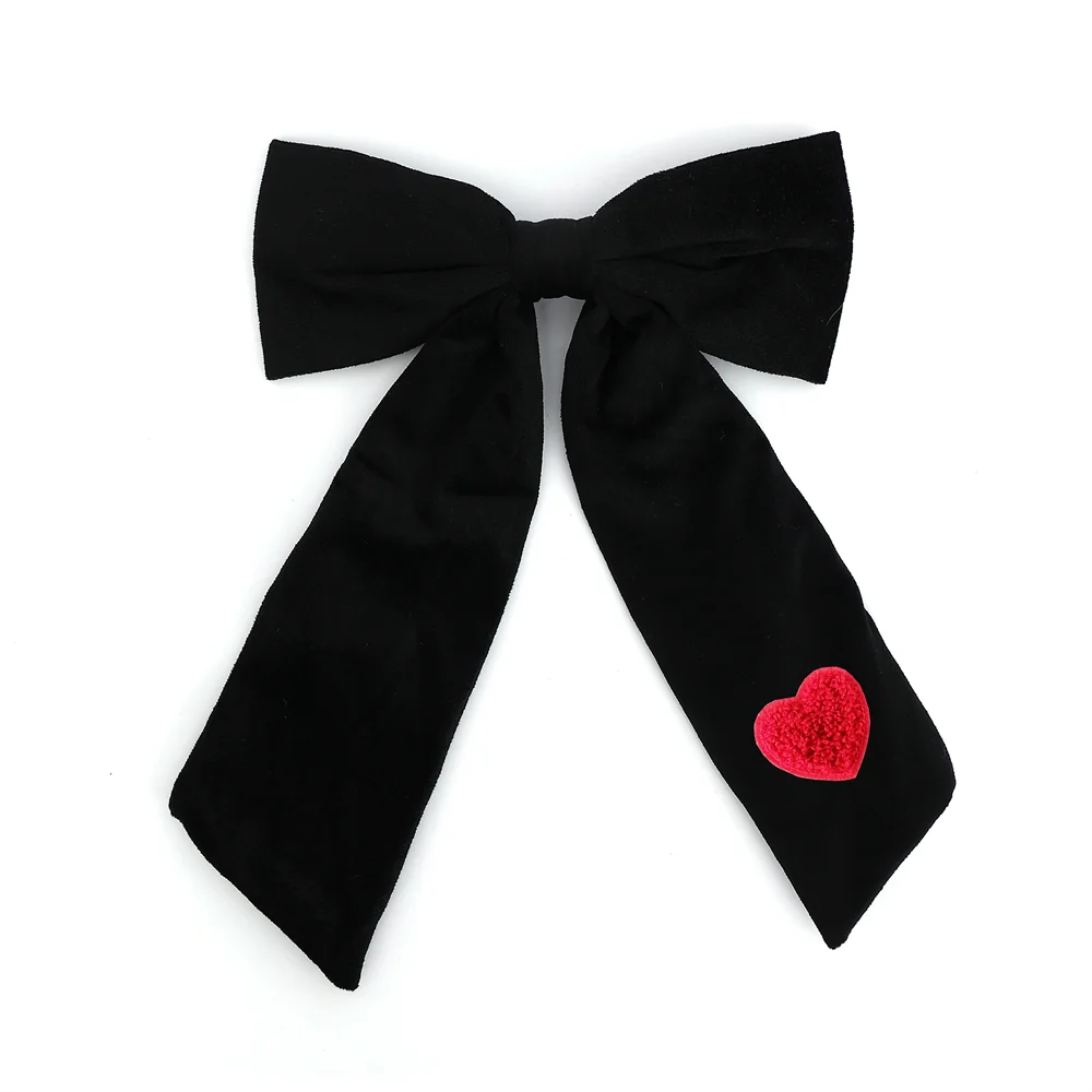 A29 New winter velvett bow elegant headband fashion children hairband hair accessories baby clip OEM