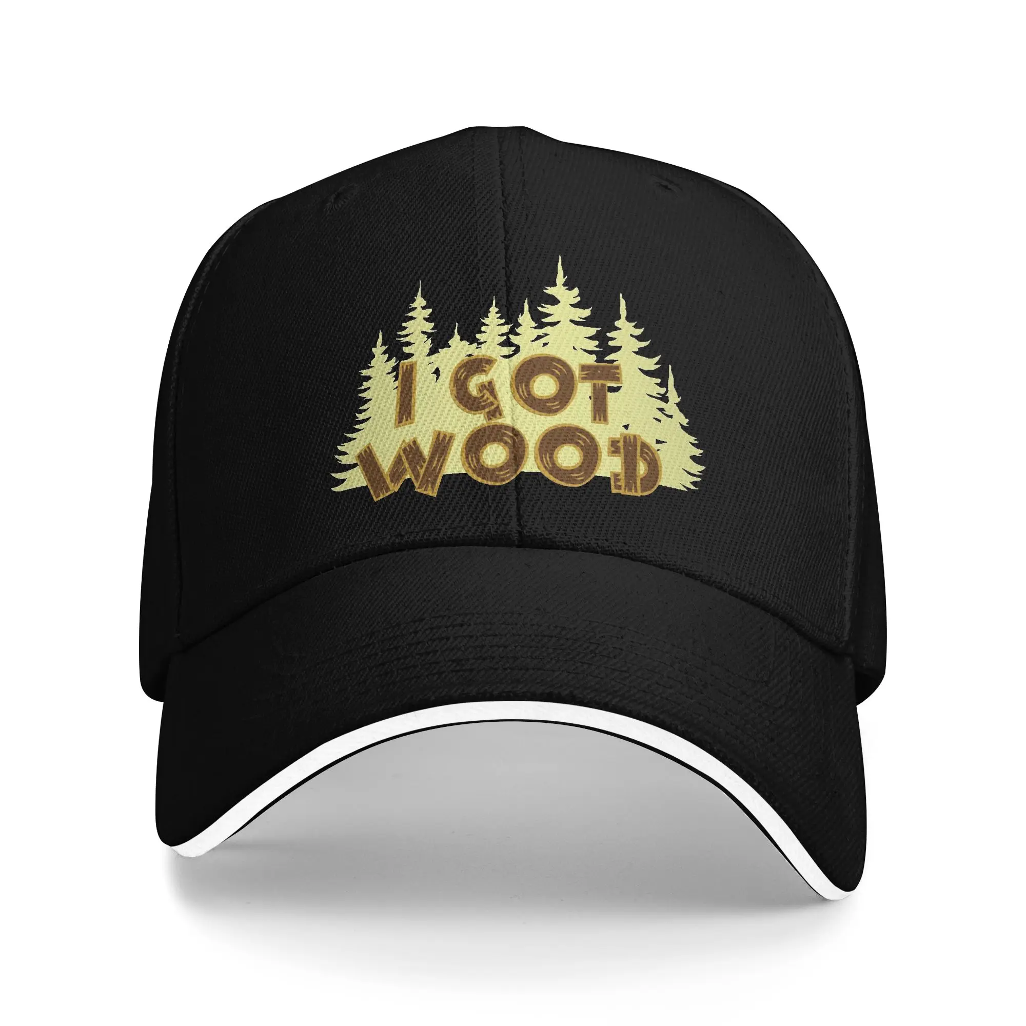Shauns Zombie Dead I Got Wood Sandwich Baseball Cap Popular Ed Custom for Men Women Breathable Adjustable Sun Cap Sport Gift Hat