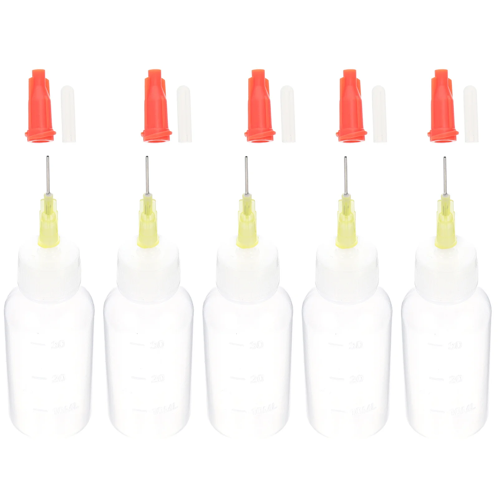 

5 set Tip Squeeze Glue Applicator Set Liquid Dispenser For Glue Diy Crafts Repair Work Applicator Tool