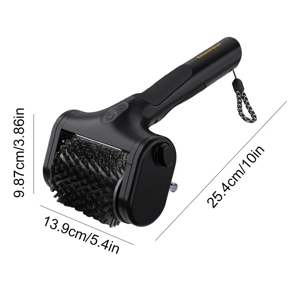 Electric Barbecue Net Cleaning Brush, Suitable for Thick Wire Net, Food Grade Steel Wire Brush