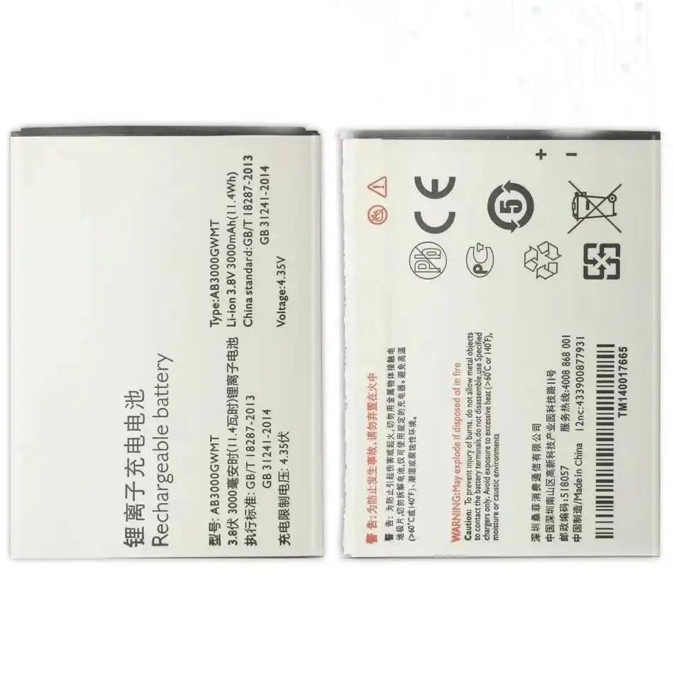 

Для Philips S616 AB3000GWMT 3000 мАч аккумулятор мобильного телефона замена премиум-класса высокой емкости