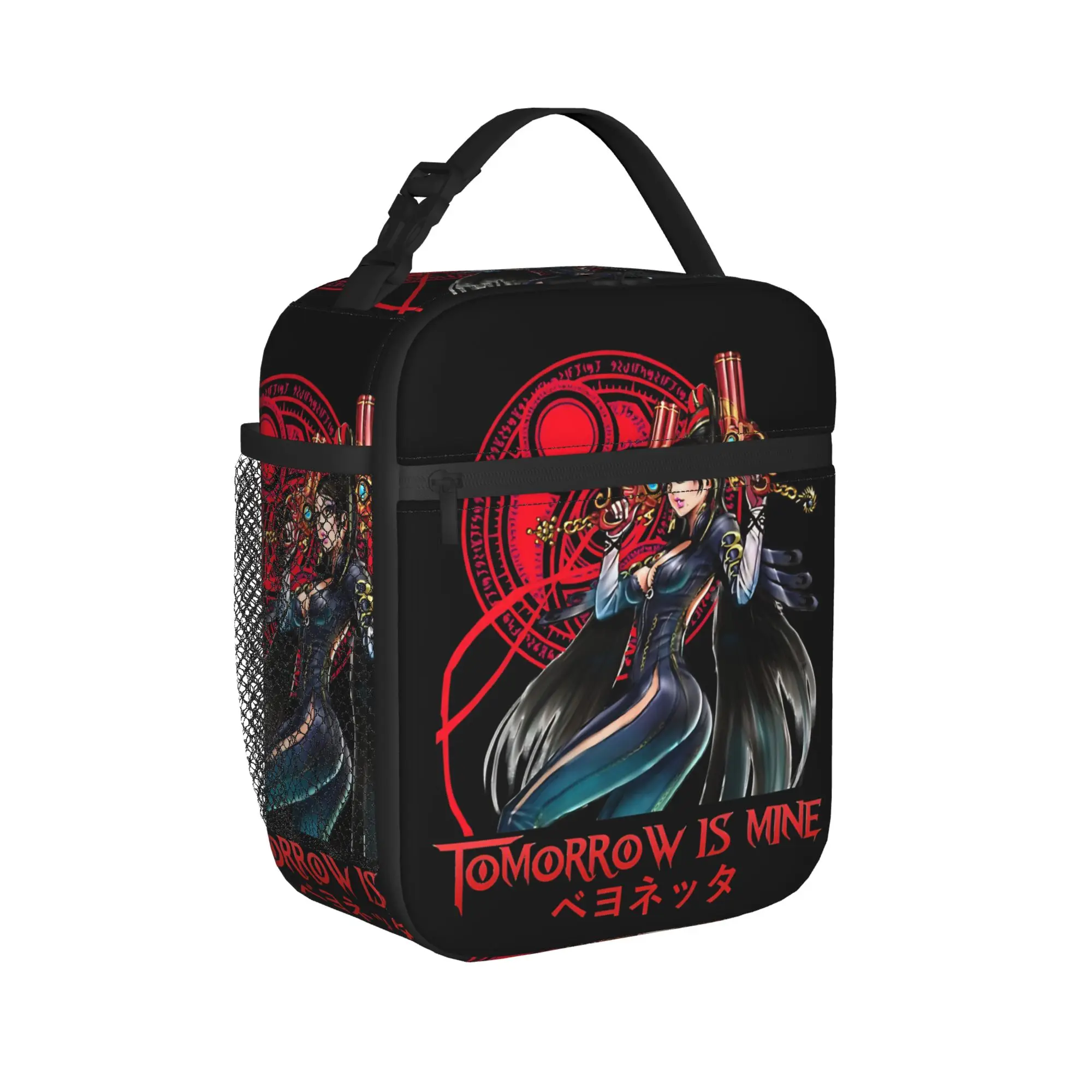 Bayonettas Hack And Slash Developed  Insulated Lunch Bags Large Video Game  Reusable Cooler Bag Tote Lunch Box College  Picnic