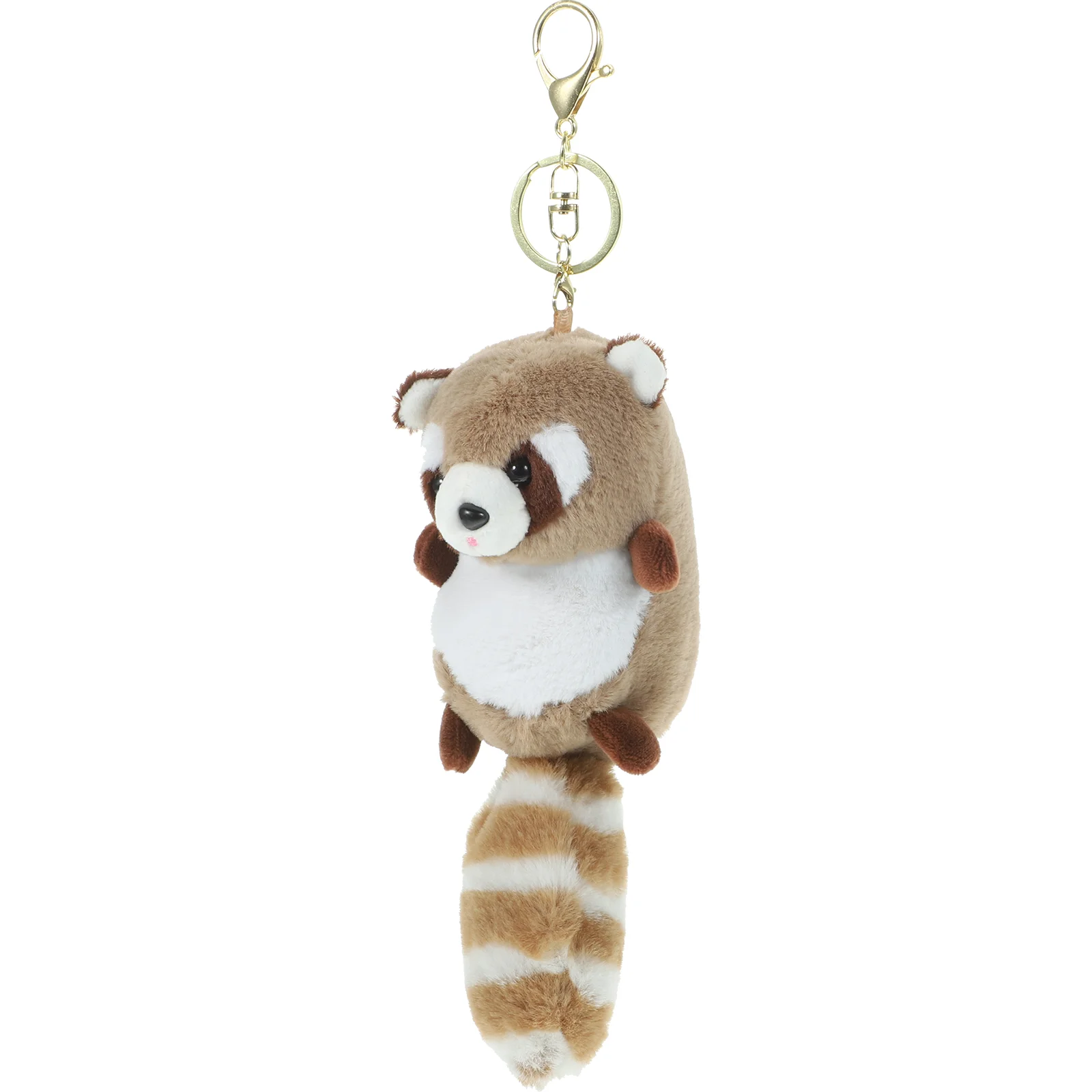 

Key Bag Red Panda Pendant Keychain Backpack Animal Plush Cute Keychains for Women