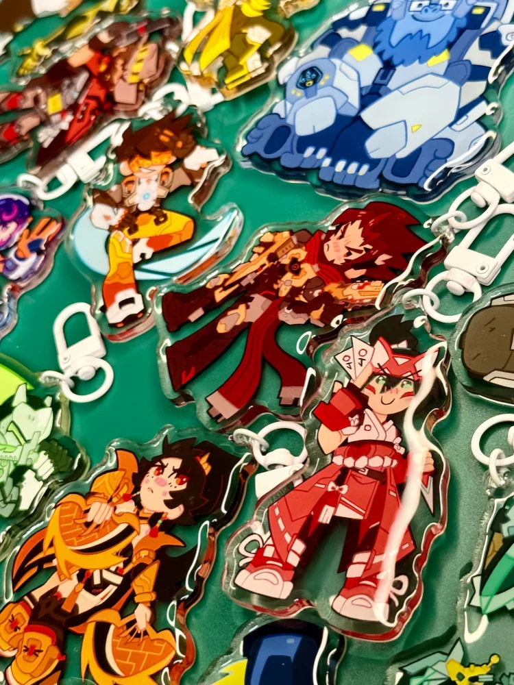 Overwatch Acrylic Keychains Collectible Bag Key And Backpack Decorations to Show Your Fan Pride