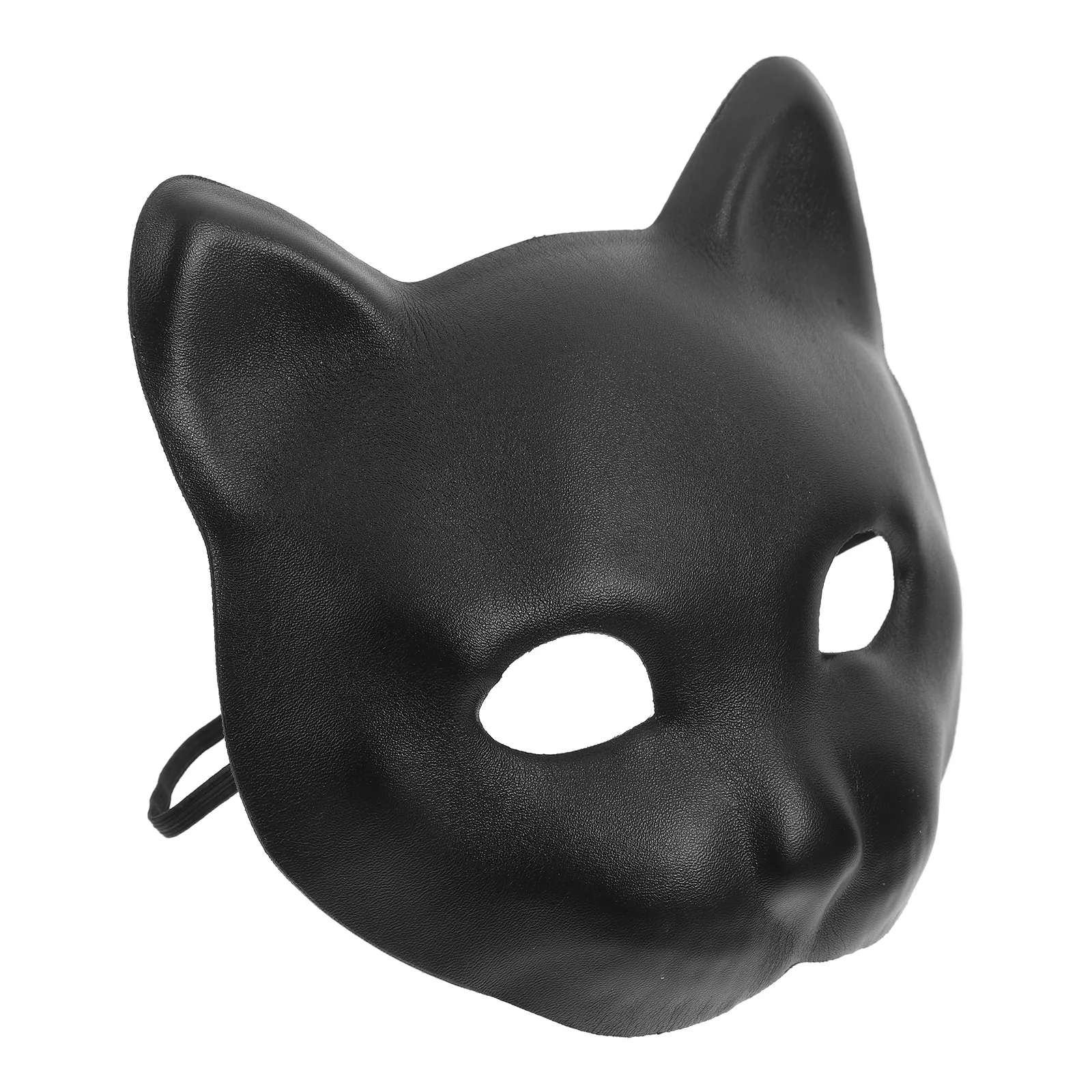 

Stunning Panther Modeling Mask Half Face Cosplay Party Decorative Mask Soft Materials Mysterious Party Supply