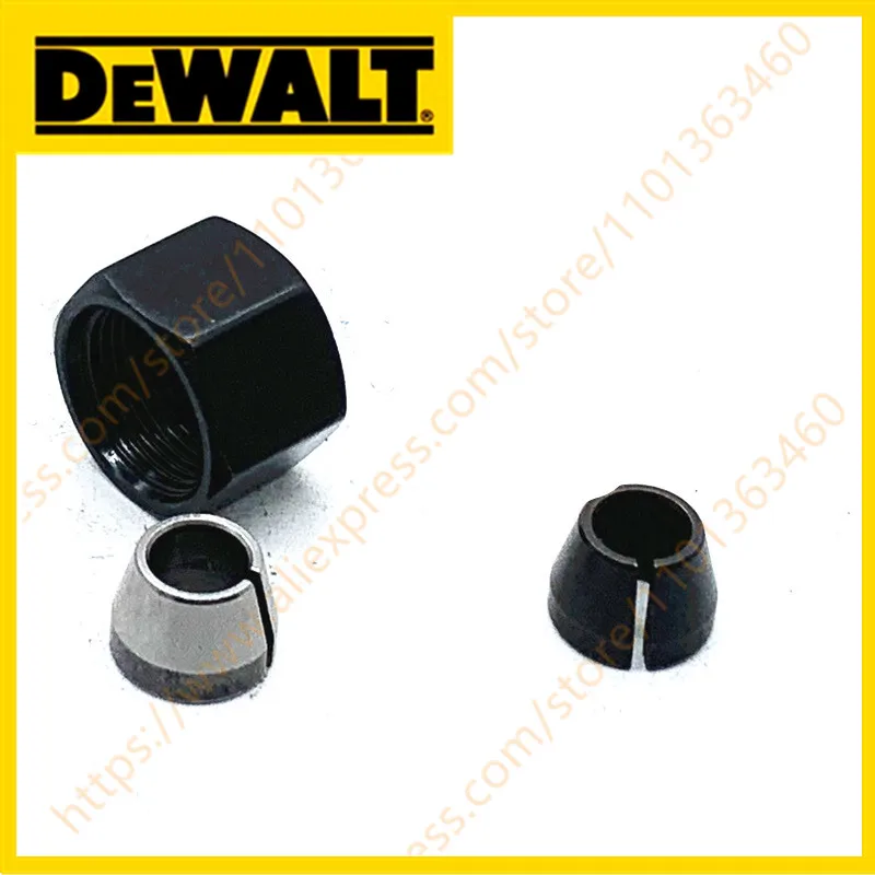6mm 6.35mm Collet Nut Cone FOR DEWALT DWE6000 Porter Cable PCE6430 PCE6435 N381502 N381503