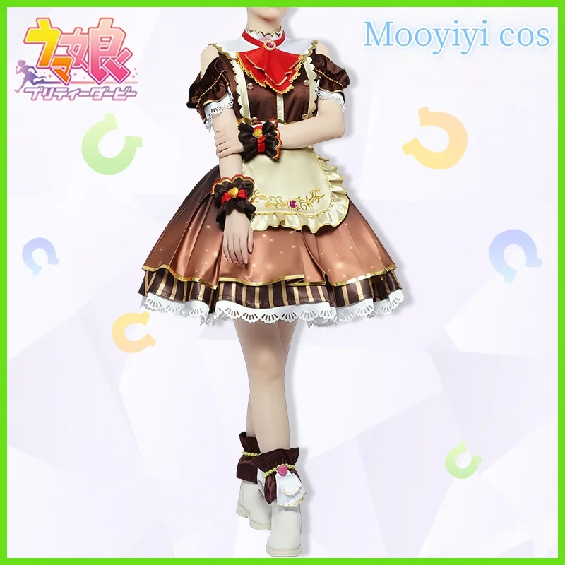 Juego Pretty Derby Oguri Cap disfraz de Cosplay Halloween Navidad juego de rol fiesta cómic Mihono Bourbon mujer talla S-XXL Lolita