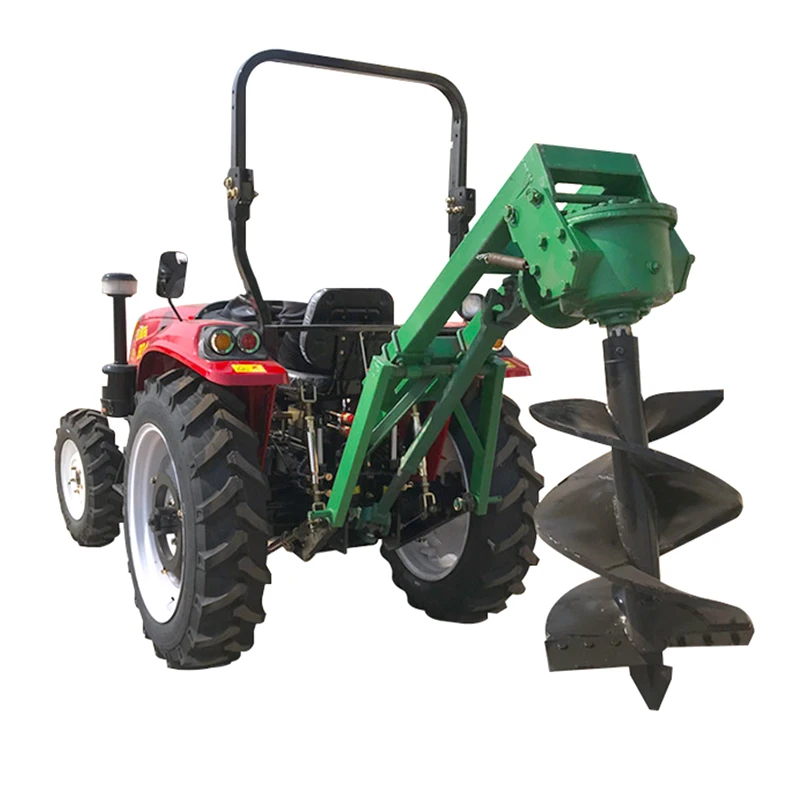 

Многофункциональный навесной буровой станок для трактора с роторным спиральным буром для посадки деревьев, установки столбов для ограждений и рытья отверстий при строительстве