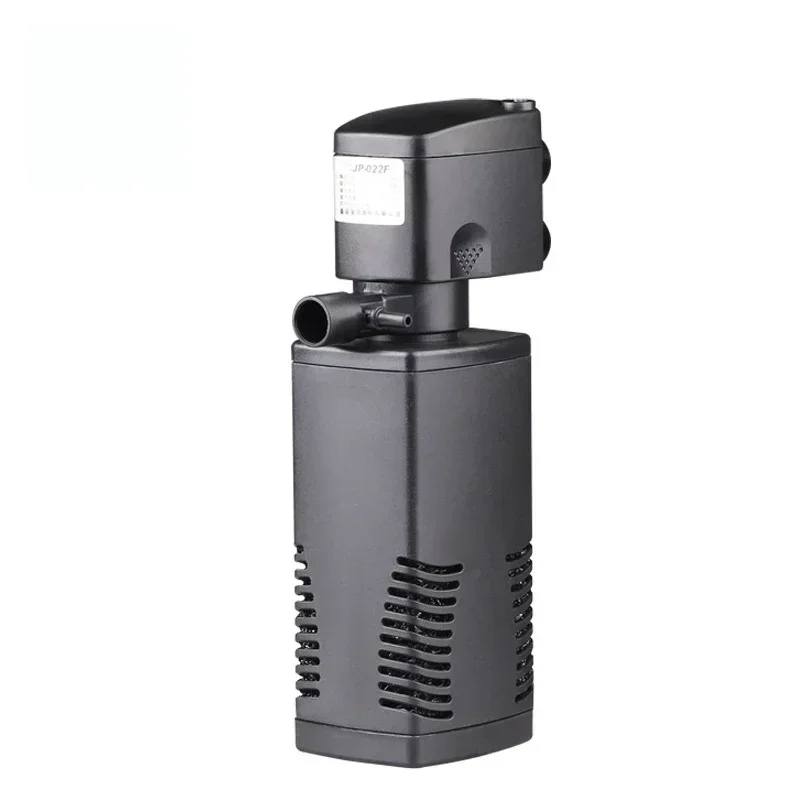 Fish Tank Aquarium Filter Three in One Built-in Filtration Submersible Pump Suction Cup Base Oxygen Pump Aquarium Accessories