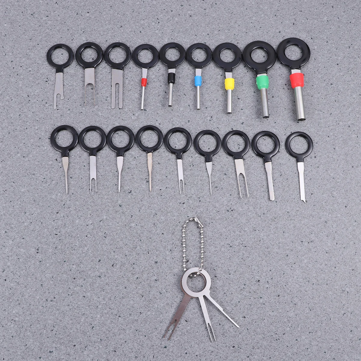 21 in 1 Auto Car Plug Circuit Board Wire Harness Terminal Extractor Picks Connector Crimp Pin Needle Remove Tools