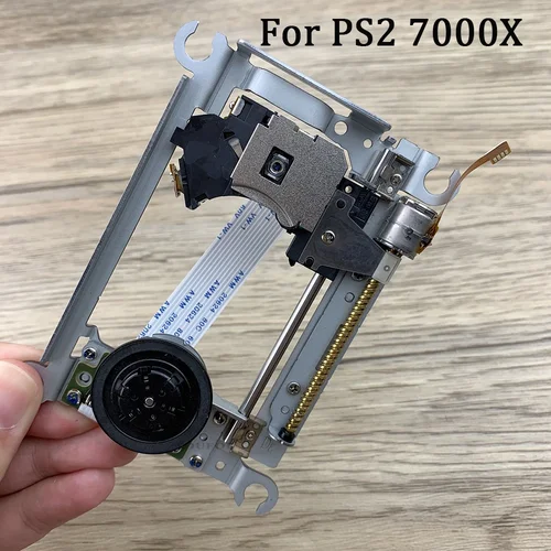 Imagen 2 del producto Para PS2 lente láser TDP-082W para PlayStation2 PS2 70000 7000x reemplazo unidad de DVD lente juego unidad de DVD cabezal óptico con cubierta