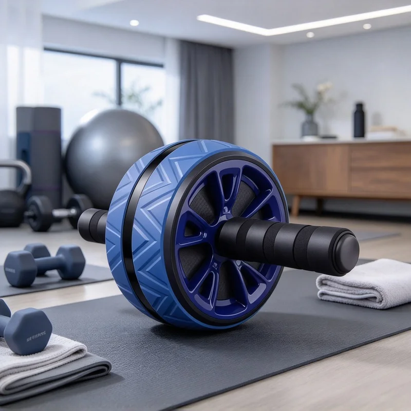 Home Gym Abdominal Ab Roller Wheel, Non‑Slip Stable Design, Beginner‑Friendly Fitness Tool for Core Muscle Training
