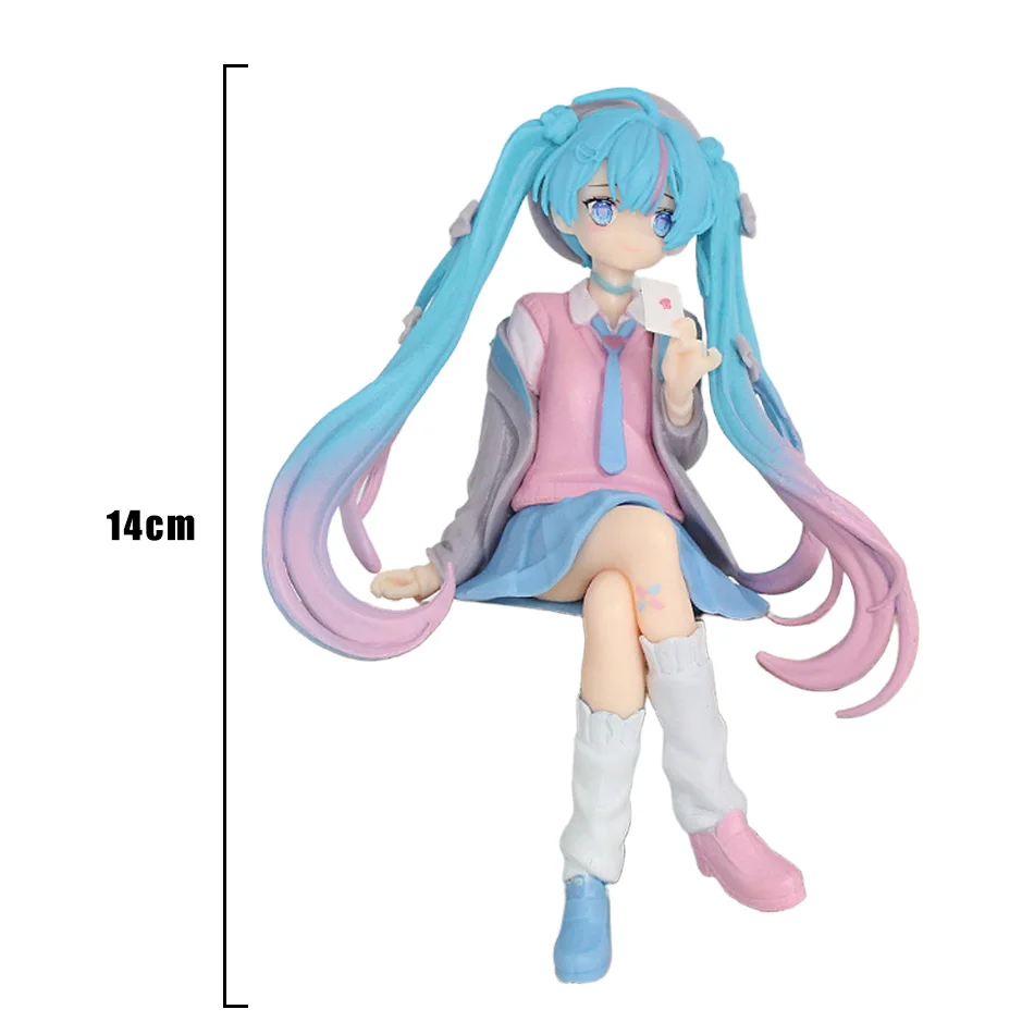 جديد هاتسون ميكو أنيمي الشكل الحب السترة موقف الجلوس البلاستيكية نموذج لجسم لعبة الديكور جمع الهدايا الأطفال هدية عيد ميلاد #6