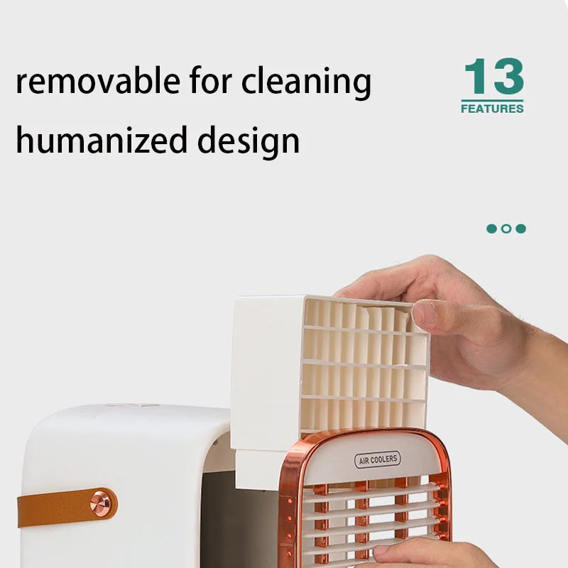 Desktop-Wasser kühl ventilator USB Mini tragbare Klimaanlage Lüfter Befeuchtung Kühl spray Lüfter für Schlafzimmer Büro