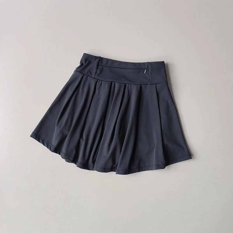 Damen Kurzer Rock Tennis Yoga Sportbekleidung Laufshorts Sommer Fitness Hochtaillierter Rock mit Taschen Outdoor-Anzug – Detail 8