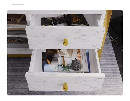 yy-Bookshelf Simple Floor Home Living Room Light Luxury Shelf Office Small Storage Shelf Multi-layer Iron Bookcase