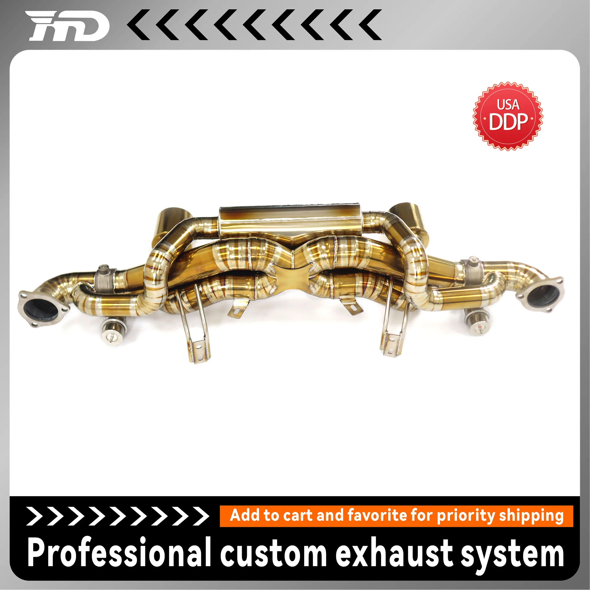 

Performance Racing Exhaust для Porsche 718 GT4 RS Агрессивный звук Глубокий громкий Ti Power Upgrade