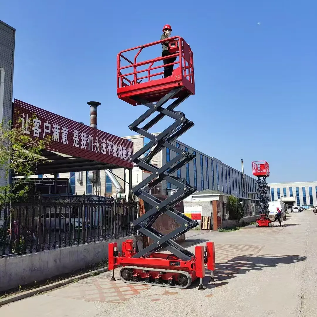 

Factory Outlet Electric Mini Scissor Man Lift Hydraulic Self-propelled Scissor Lifts