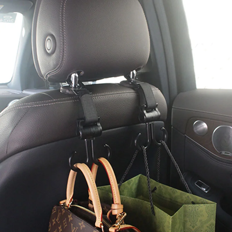 خطاف تعديل دوران 360 درجة، خطاف مزدوج، مشبك حلقي قوي، ملحقات عربة الأطفال #1